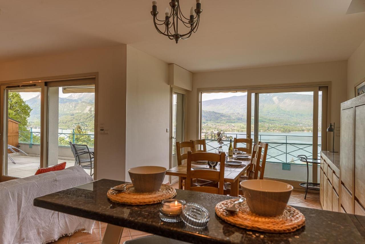 L'Hermitage: Lakeside Apartments with Terrace, Pool & Parking Talloires Exterior photo