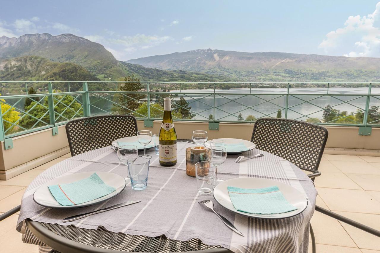 L'Hermitage: Lakeside Apartments with Terrace, Pool & Parking Talloires Exterior photo