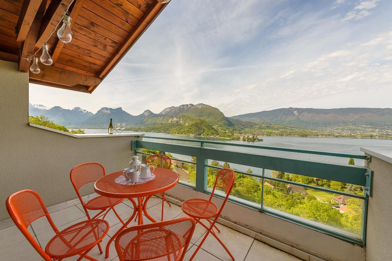 L'Hermitage: Lakeside Apartments with Terrace, Pool & Parking Talloires Exterior photo