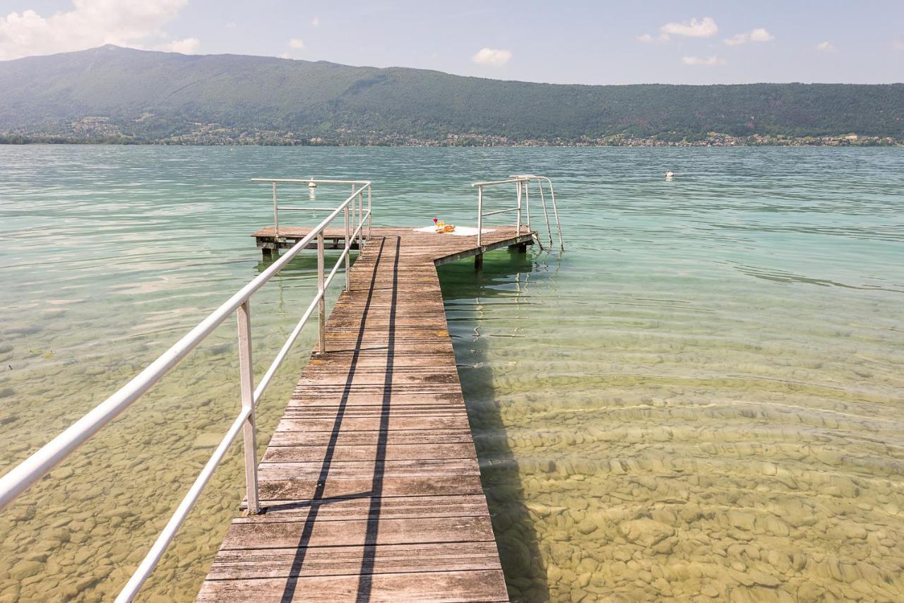 L'Hermitage: Lakeside Apartments with Terrace, Pool & Parking Talloires Exterior photo